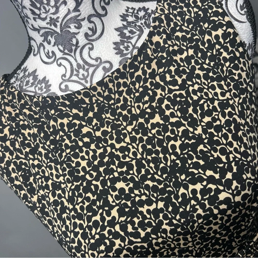 Jessica Howard Ditsy Floral Geo Sleeveless Dress Size 6 NWOT Wedding Guest - Picture 4 of 14
